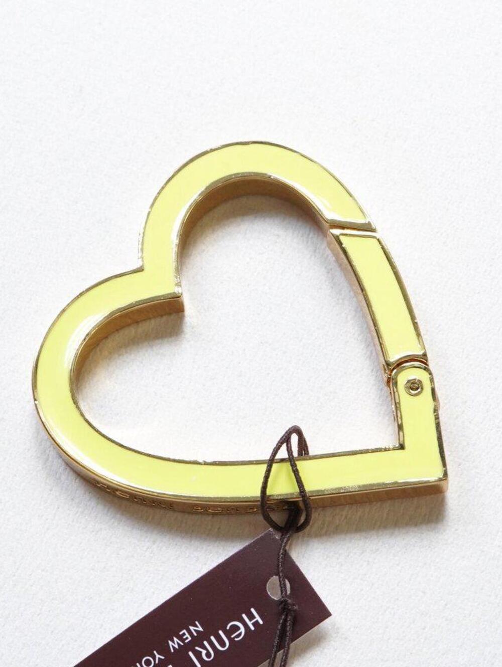 Henri Bendel Heart Scarf Ring And Key Fob Holder